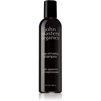 John Masters Organics Spearmint & Meadowsweet Scalp Stimulating Shampoo sampon pentru cresterea parului pentru un scalp seboreic