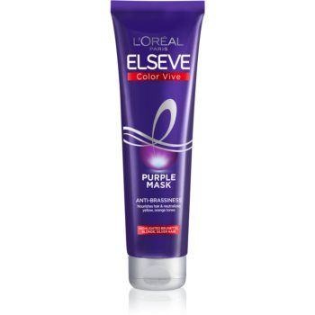 L’Oréal Paris Elseve Color-Vive Purple masca hranitoare pentru parul blond cu suvite