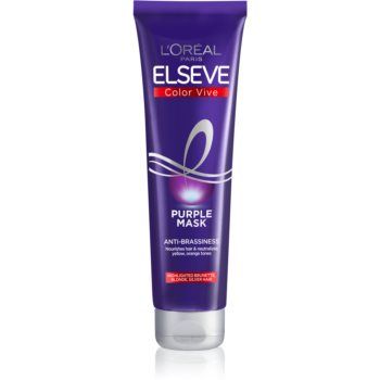 L’Oréal Paris Elseve Color-Vive Purple masca hranitoare pentru parul blond cu suvite de firma originala