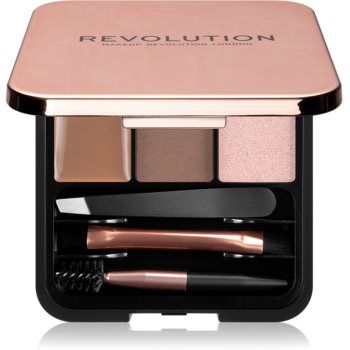 Makeup Revolution Brow Sculpt Kit set pentru sprancene perfecte