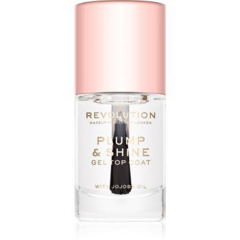 Makeup Revolution Plump & Shine lac de unghii cu efect de gel translucid