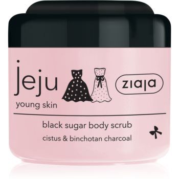 Ziaja Jeju Young Skin exfoliant de corp cu zahăr negru de firma original