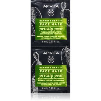 Apivita Express Beauty Prickly Pear masca calmanta pentru fata cu efect de hidratare