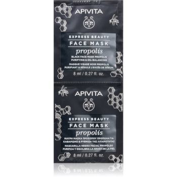 Apivita Express Beauty Propolis Masca neagra de curatare pentru ten gras ieftina