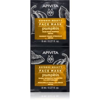 Apivita Express Beauty Detox Face Mask Pumpkin masca faciala detoxifianta