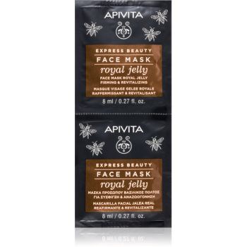 Apivita Express Beauty Anti-aging Face Mask Royal Jelly masca faciala revitalizanta cu efect de întărire