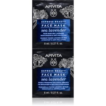 Apivita Express Beauty Moisturizing Face Mask Sea Lavender mască pentru față cu efect de hidratare