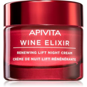 Apivita Wine Elixir Santorini Vine cremă pentru întinerire cu efect de lifting pentru noapte