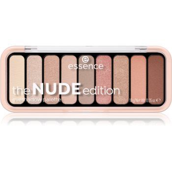 essence The Nude Edition paletă cu farduri de ochi