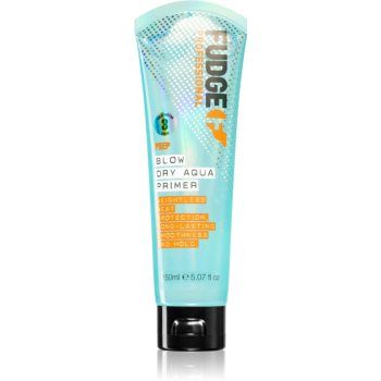 Fudge Prep Blow Dry Aqua Primer ser termo-protector pentru netezirea parului