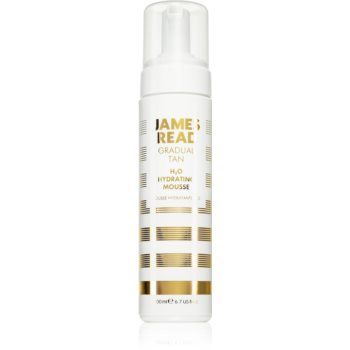 James Read Gradual Tan H2O Hydrating Mousse spuma autobronzanta cu  efect de intinerire