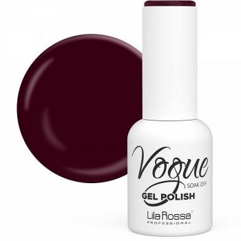 Oja Semipermanenta Vogue 087 Maroon Lucios Lila Rossa, 10 ml ieftina