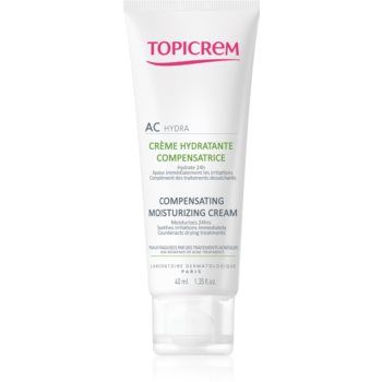 Topicrem AC Compensating Moisturizing Cream cremă hidratantă pentru tenul gras, predispus la acnee