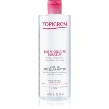 Topicrem UH FACE Gentle Micellar Water apă micelară pentru curățare blânda pentru piele si ochi sensibili