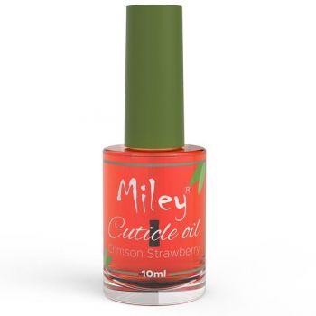 Ulei pentru Cuticule Miley Coconut Crimson Strawberry, 10 ml