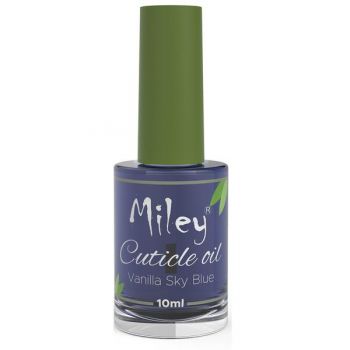 Ulei pentru Cuticule Miley Coconut Vanilla Sky Blue, 10 ml