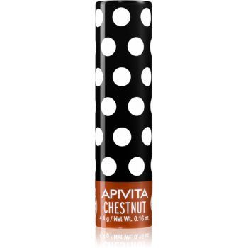 Apivita Lip Care Chestnut tinted balsam de buze tonifiant
