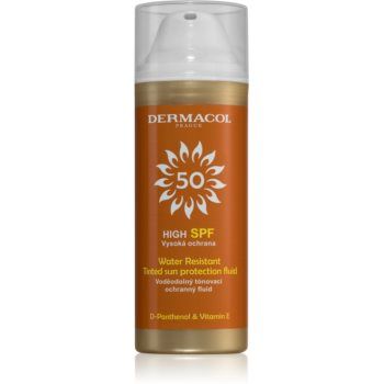 Dermacol Sun Water Resistant impermeabil lichid de tonifiere a pielii cu o protectie UV ridicata