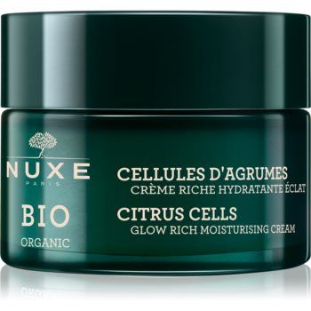 Nuxe Bio Organic crema hidratanta cu efect iluminator pentru ten normal spre uscat