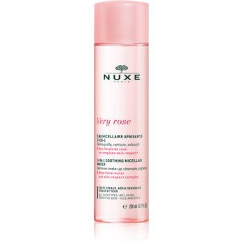 Nuxe Very Rose 3-in-1 Soothing Micellar Water Apă micelară calmantă pentru față și ochi