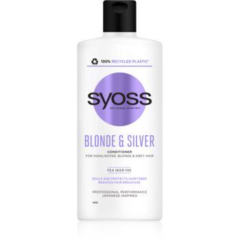 Syoss Blonde & Silver Balsam pentru părul blong și gri