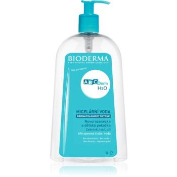Bioderma ABC Derm H2O apa pentru curatare cu particule micele pentru copii Bioderma ABC Derm H2O apa pentru curatare cu particule micele pentru copii