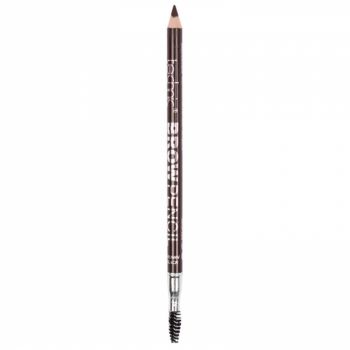 Creion de sprancene Technic Brow Pencil cu ascutitoare si periuta, Brown Black
