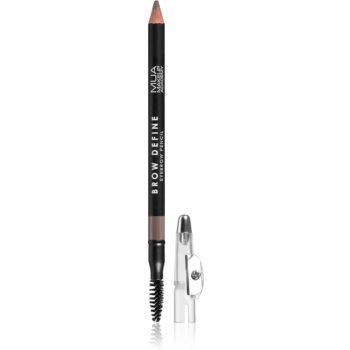 MUA Makeup Academy Brow Define creion de sprancene de lunga durata cu pensula