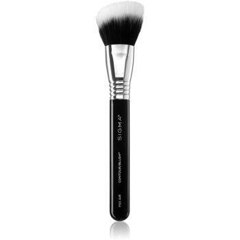 Sigma Beauty Face F53 Air Contour/Blush™ Brush pensula pentru fardul de obraz sau bronzer