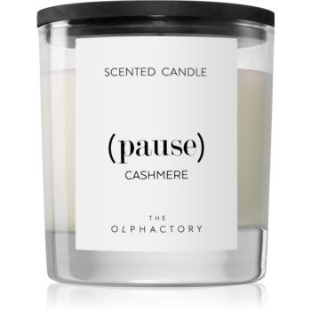 Ambientair Olphactory Black Design Cashmere lumânare parfumată (Pause)