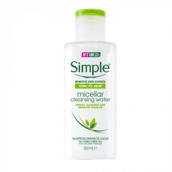 Apa micelara pentru tenul sensibil Simple Kind To Skin Micellar Cleansing Water, 200 ml