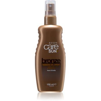 Avon Care Sun + Bronze ulei spray pentru bronzare corp si fata