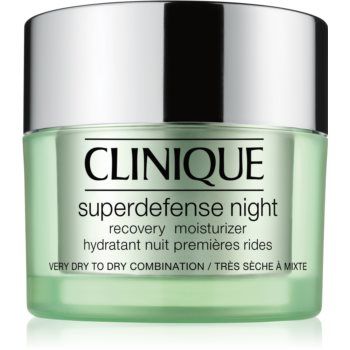 Clinique Superdefense™ Night Recovery Moisturizer crema de noapte hidratanta impotriva primelor semne de imbatranire ale pielii ieftina