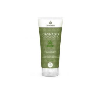 Crema de dus cu cannabis, ginkgo biloba si minerale Dermasel 200 ml