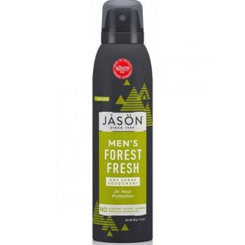 Deodorant Spray pentru Barbati Protectie 24h Forest Fresh Jason, 90g ieftin