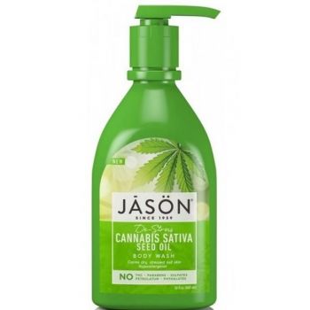 Gel de Dus Hipoalergenic, Relaxant cu Ulei din Seminte de Cannabis Jason, 887ml