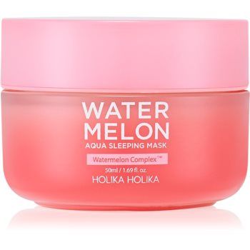 Holika Holika Watermelon Mask masca de noapte intensa pentru regenerarea rapida a pielii uscate si deshidratate