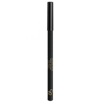 Creion de Ochi Kohl Kajal Golden Rose, nuanta negru intens de firma original