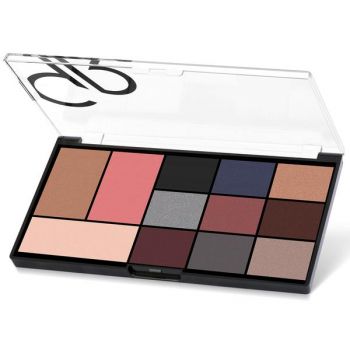 Paleta pentru Fata si Ochi City Style 02 Smokey Golden Rose la reducere