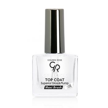 Top Coat cu Efect de Gel Golden Rose 10.5ml