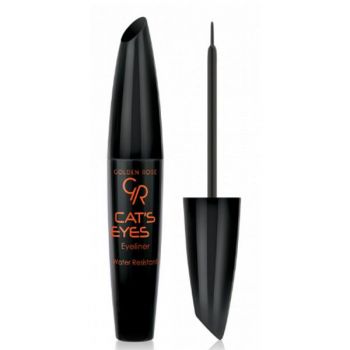 Tus de Pleoape Cat's Eyes Liner Golden Rose, negru mat de firma original