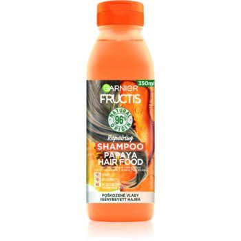 Garnier Fructis Papaya Hair Food sampon pentru regenerare pentru par deteriorat
