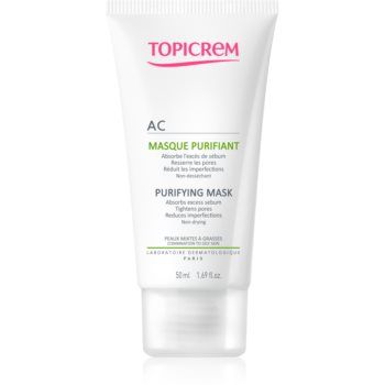 Topicrem AC Purifying Mask masca pentru curatare profunda pentru ten gras și mixt