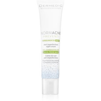 Dermedic Normacne Preventi crema de noapte impotriva imperfectiunilor pielii cauzate de acnee