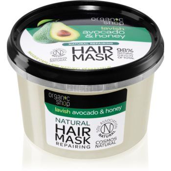 Organic Shop Natural Avocado & Honey masca de par regeneratoare ieftina