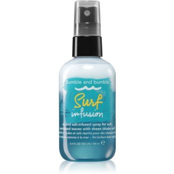 Bumble and bumble Surf Infusion spray cu efect de bucle lejere, pentru plajă cu ulei