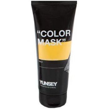 Masca Coloranta Auriu - Yunsey Professional Color Mask Gold, 200 ml