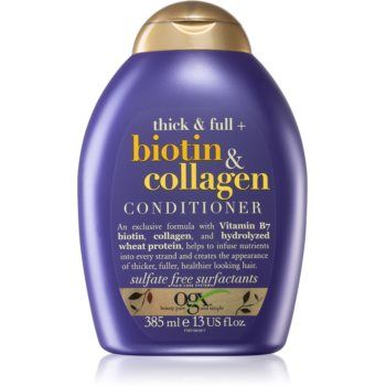 OGX Biotin & Collagen Balsam pentru ingroșare pentru păr cu volum