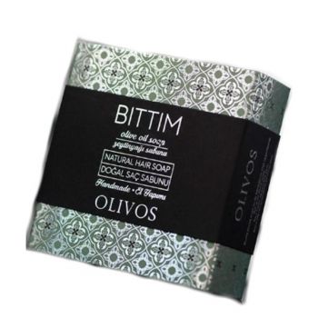 Sampon Solid pentru Par Bittim - Anti-Cadere, Anti-Matreata, Volum si Stralucire Olivos, 125 g