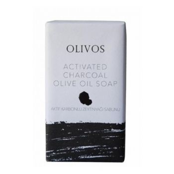 Sapun Solid pentru Tenul Acneic cu Ulei de Masline si Carbune Activ Olivos, 125 g de firma original